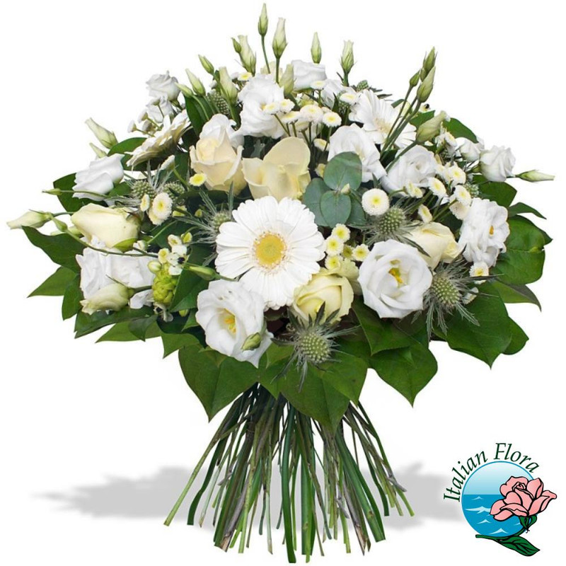 Bouquet di fiori misti bianchi