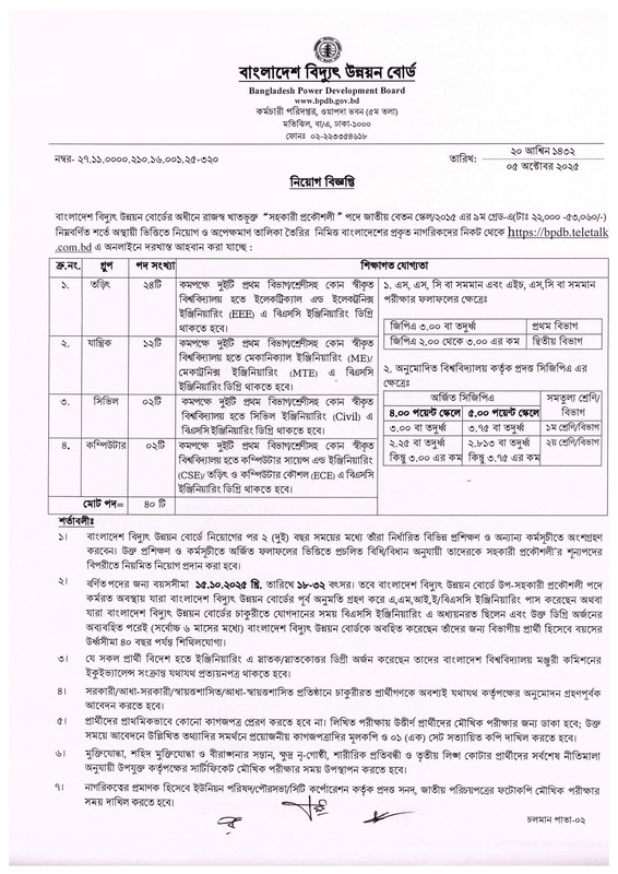 BPDB-Assistant-Engineer-Job-Circular-2025-PDF-1