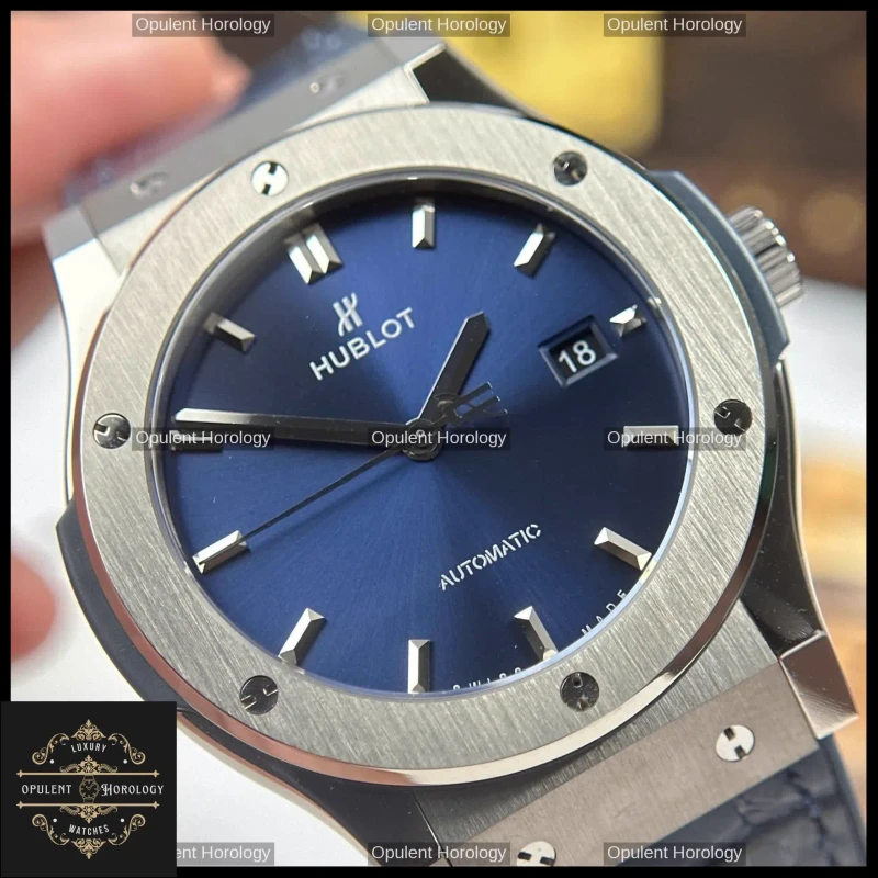 Hublot Classic Fusion 42mm Blue Titanium Ultra-Lightweight Automatic Watch