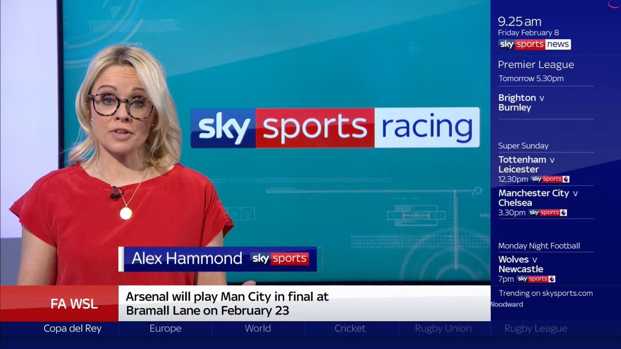 08 February - 09.00.00 - Good Morning Sports Fans. Round-up of t