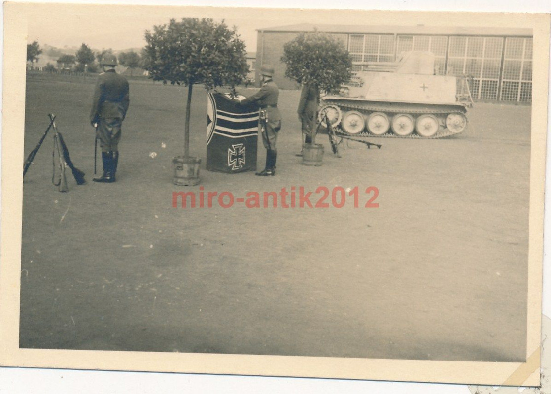 Foto, 1.Pz. Jg. Abt.6, Vereidigung der Panzerjäg