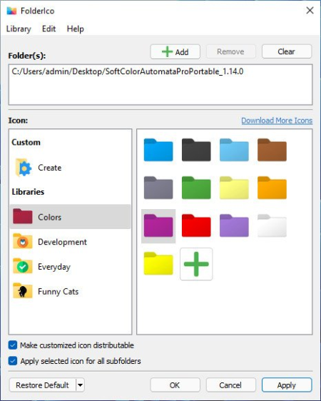 Teorex FolderIco 7.0.6 (x64) Portable
