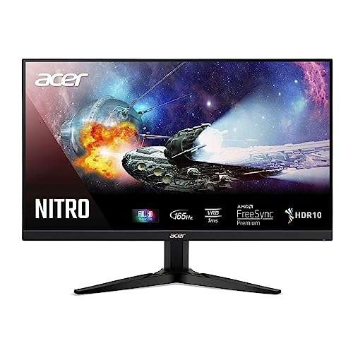 Amazon: Acer Monitor Gamer 23.8 Pulgadas FHD 1920 X 1080, 165Hz, Panel VA, 1 ms 