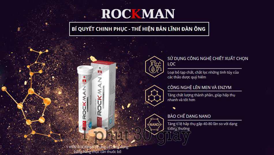 Rockman Chính Hãng Cho Quý Đàn Ông Tăng Cường Sinh Lý Nam. - 5