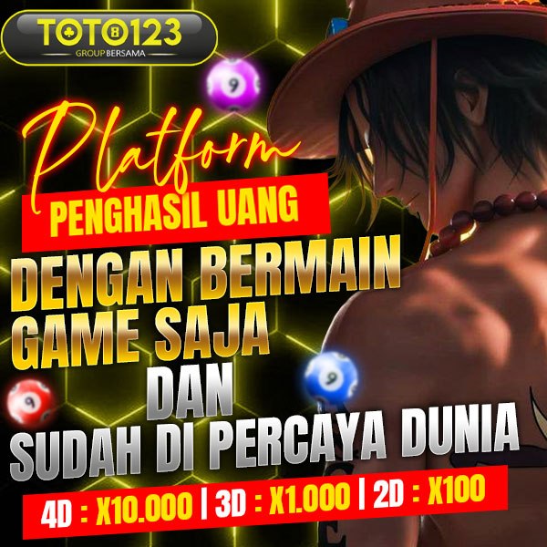 TOTO123: Platfrom Penghasil Uang Dengan Bermain Game Saja Dan Sudah Di Percaya Dunia in Medan