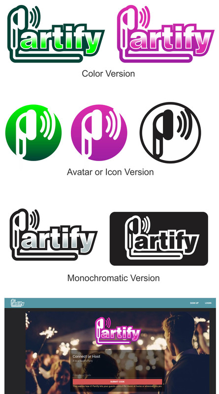 LOGO PROPOSAL FOR PARTIFY