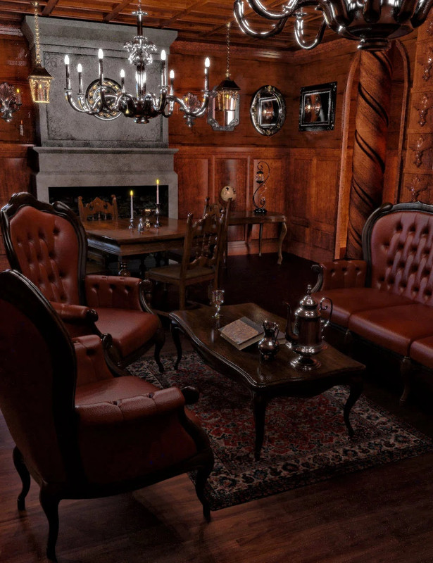 FG Gothic Living Room