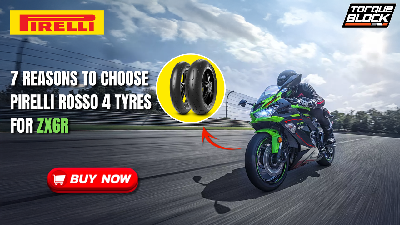 Get Pirelli Rosso 4 Tyres for ZX6R | Torque Block