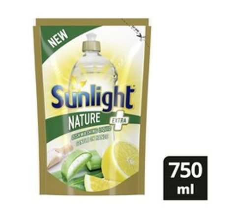Sunlight Extra Dishwash Nature 750ml refill