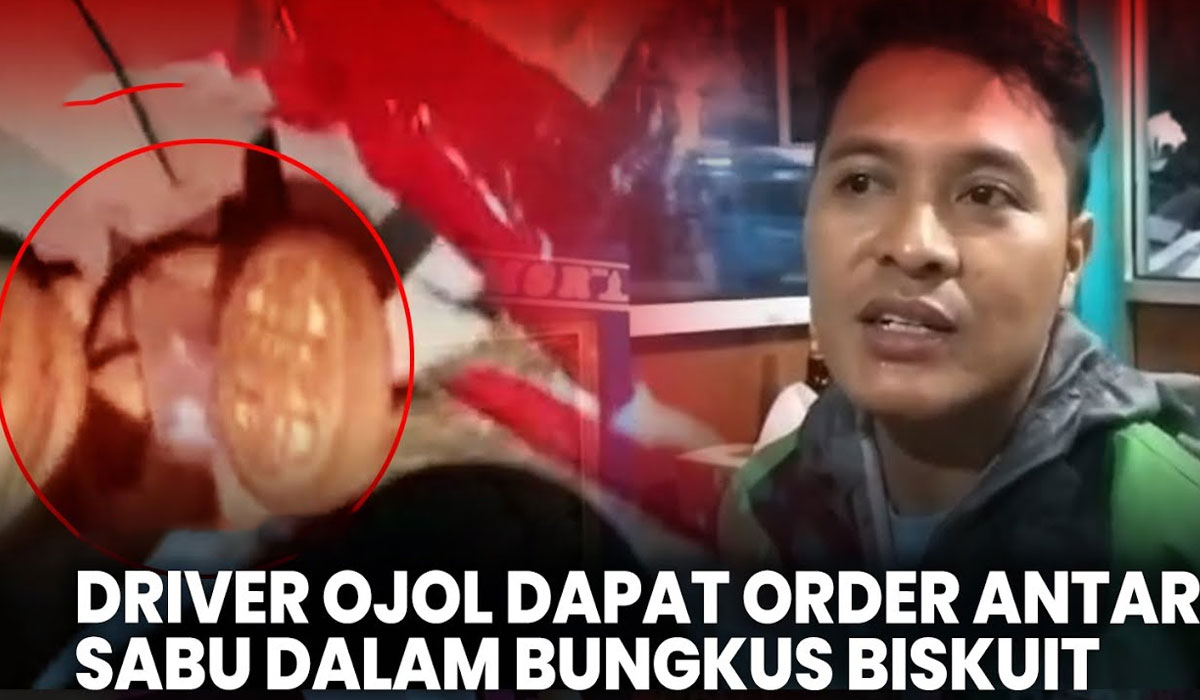 Terungkap! Pesanan Biskuit yang Diantar Ojol di Jakbar Ini Ternyata Berisi Sabu