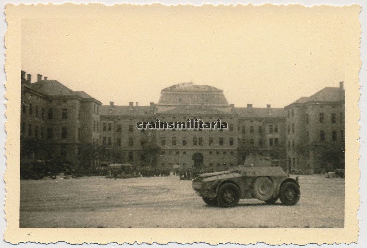 Orig. Foto ital. Panzerspähwagen Autoblinda AB41
