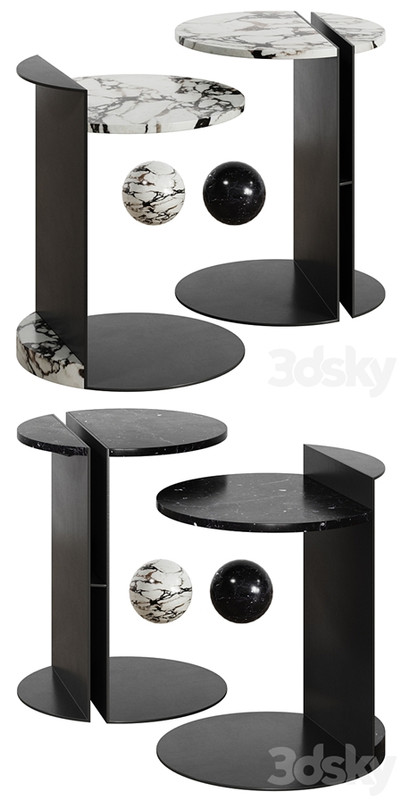 Side tables Fabio Teixeira Half Linea