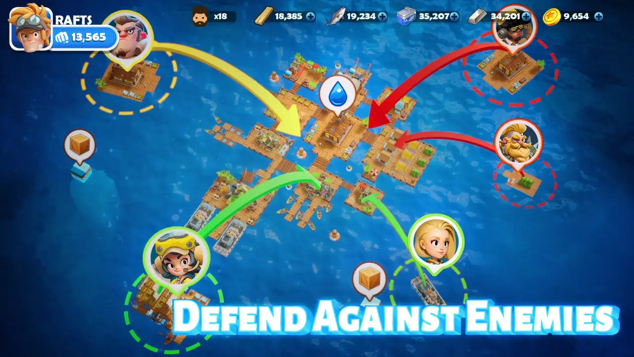 Download The Last Rafts Mod APK