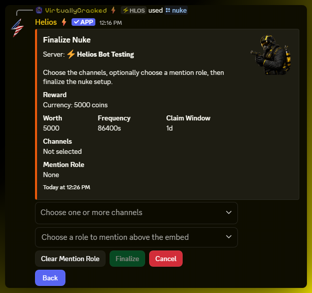 finalize nuke