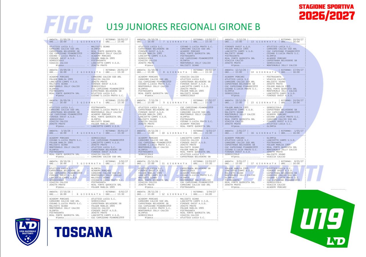 Juniores-Regionali-Girone-B