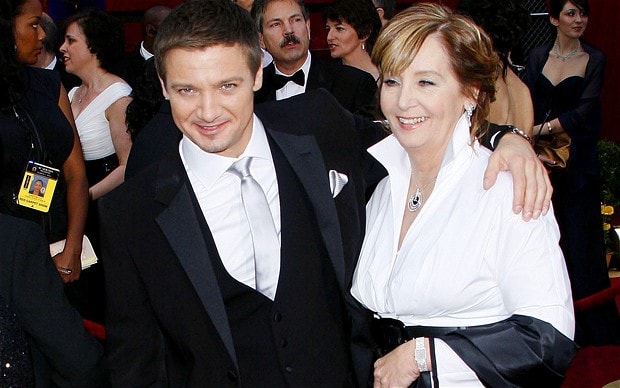 Photo of Jeremy Renner  & his  Mother  Valerie Cearley