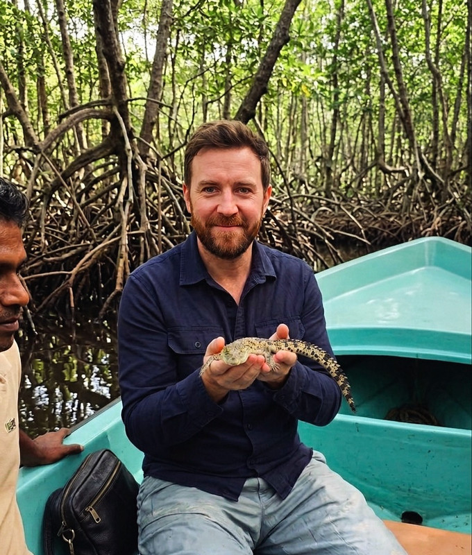 Crocodile in Hand 2