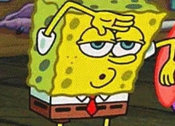 relieved spongebob meme image