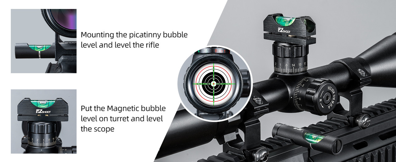EZSHOOT bubble leveling kit magnetic scope leveling tool
