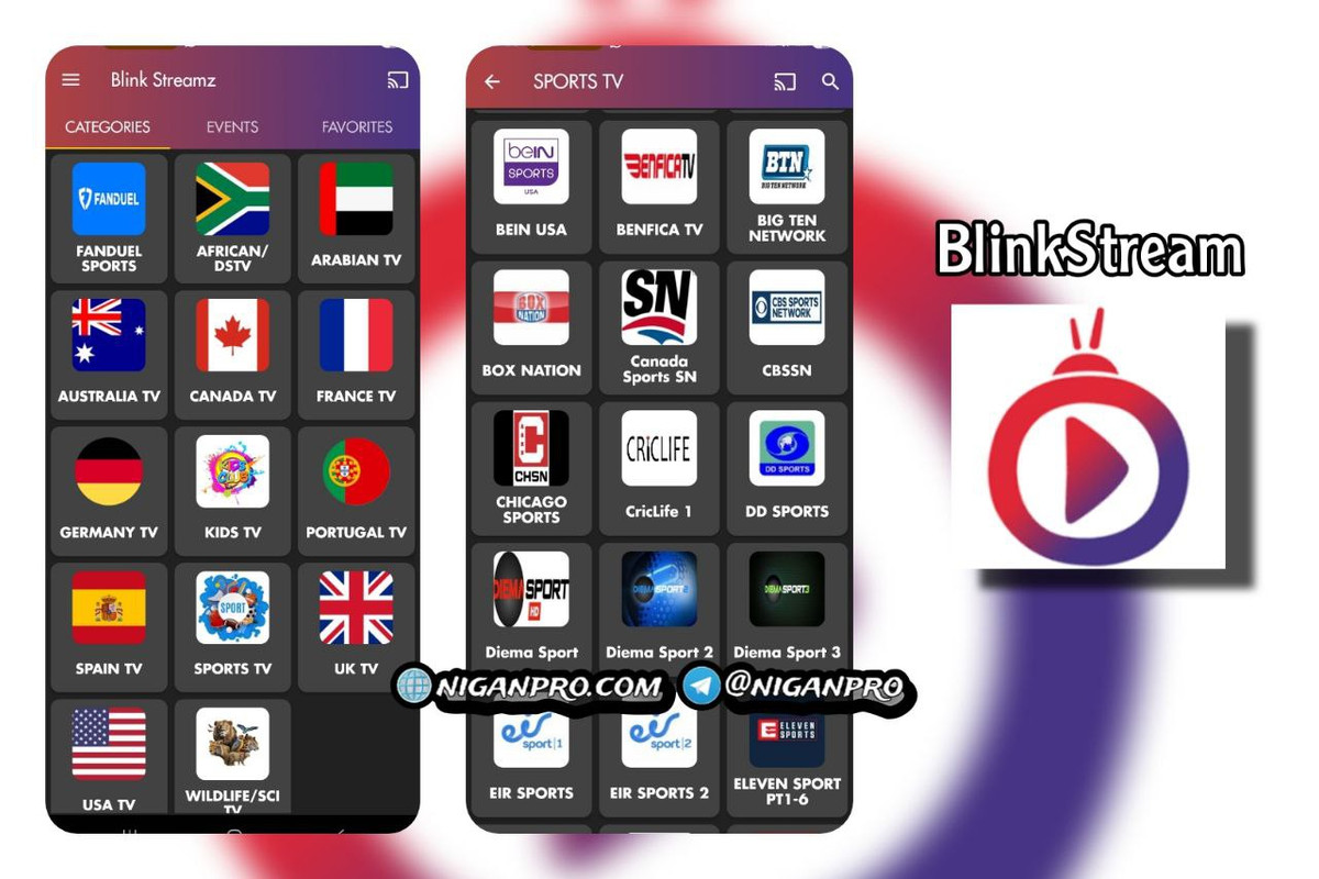 Blink Streamz [TV Devices/Mobile] MOD APK Premium Unlocked 3