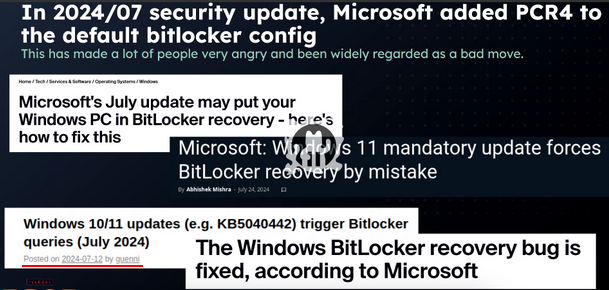 Beiträge zu Bitlocker-Problemen