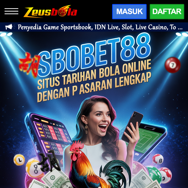 SBOBET88 Situs Taruhan Bola Online dengan Pasaran Lengkap image 1