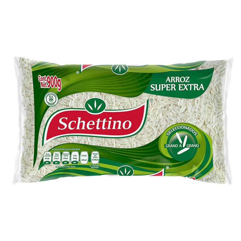 Chedraui: Arroz Schettino Verde 900g 