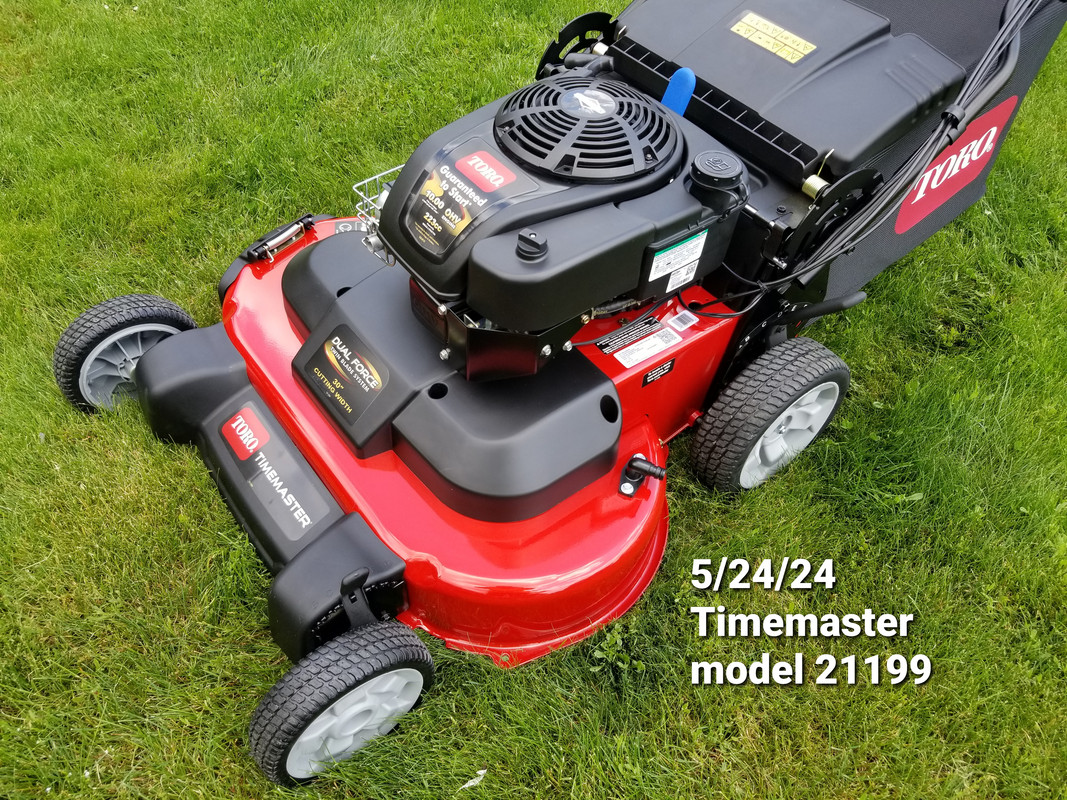 Toro timemaster forum sale