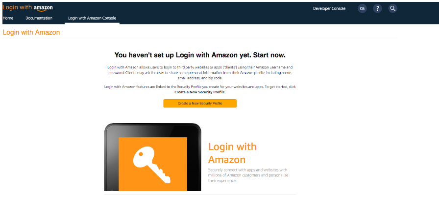 Security Profile for single sign on