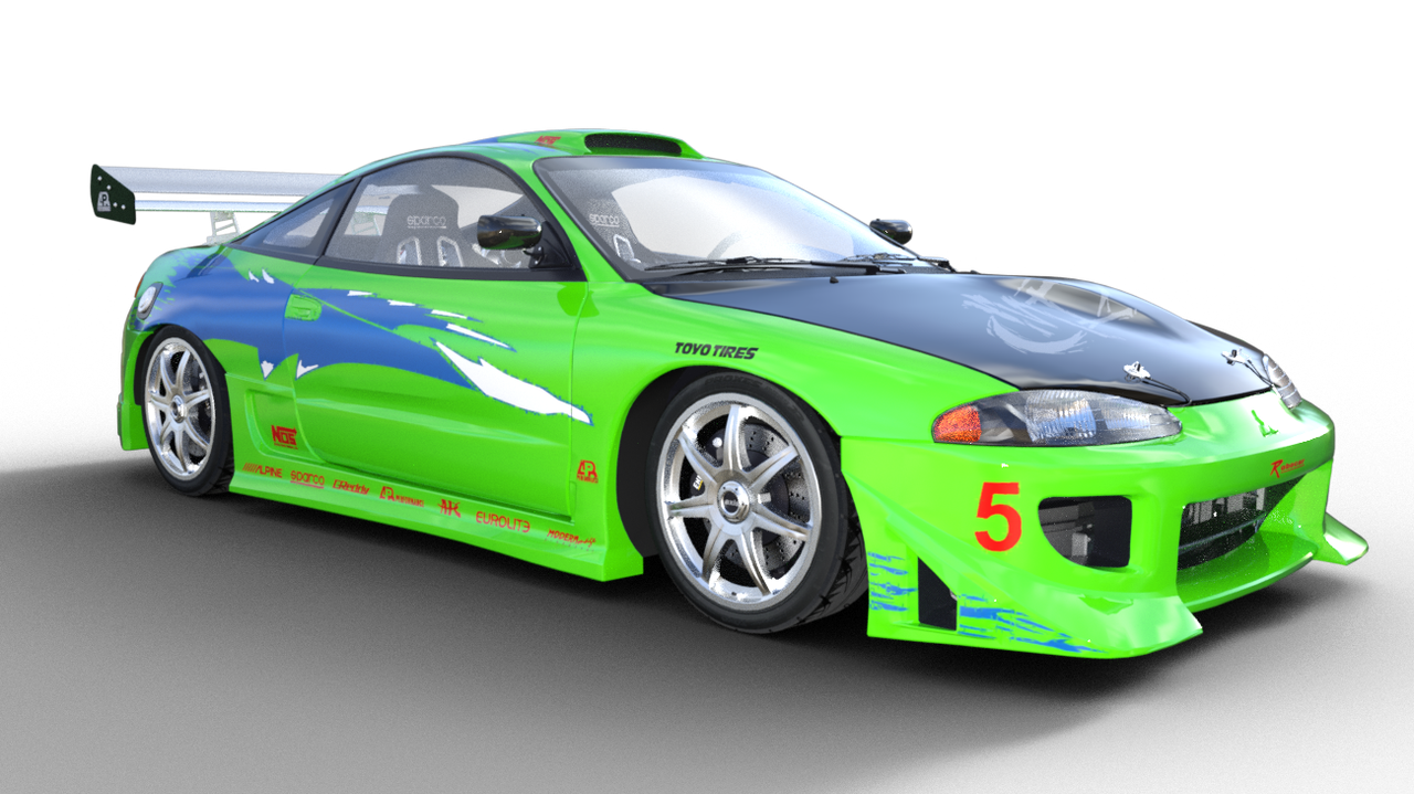 Mitsubishi Eclipse For Daz 3D