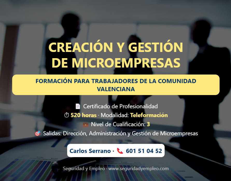 Curso Gratis en Valencia