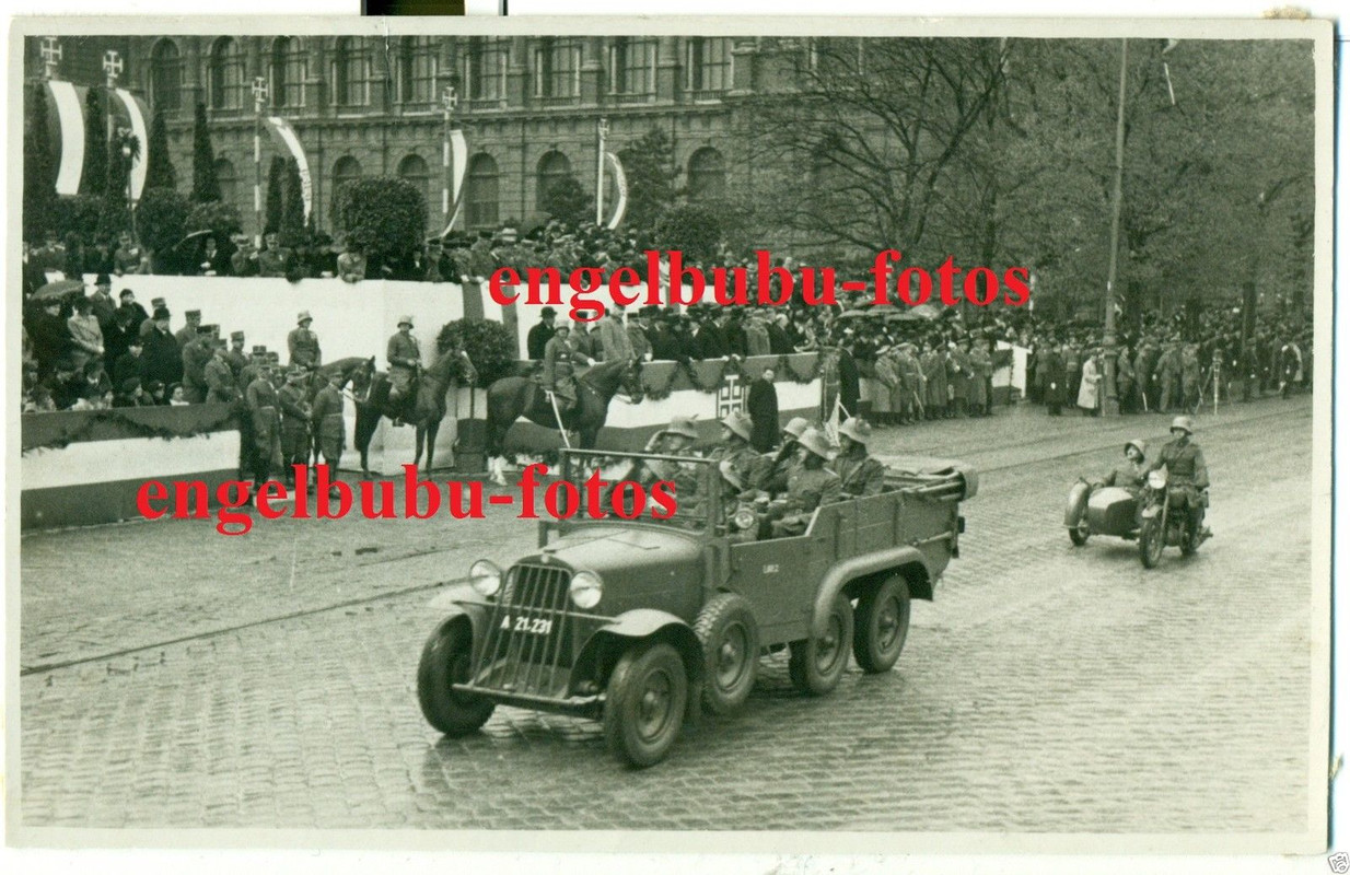 FOTO - Österreich Bundesheer - 1937 - Fahrzeug -