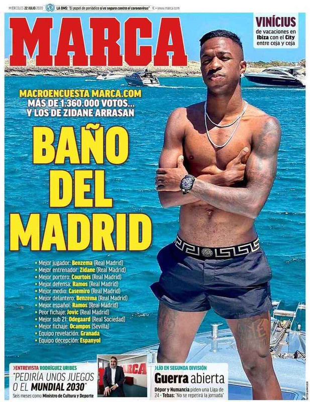 Capa revista Marca 22/07/2020