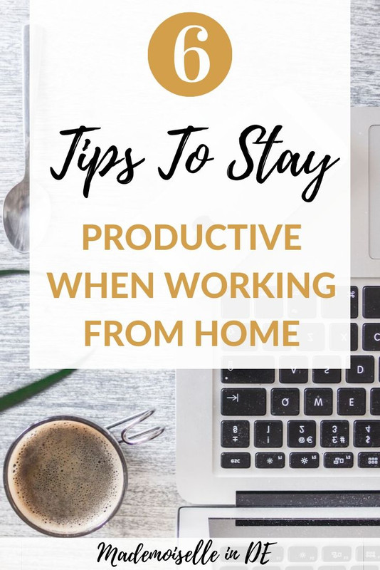 Staying Productive When Working From Home