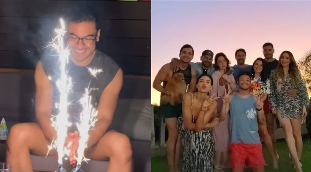 Carlos Rivera festeja su cumpleaños junto a conductores de ‘Venga la Alegría’