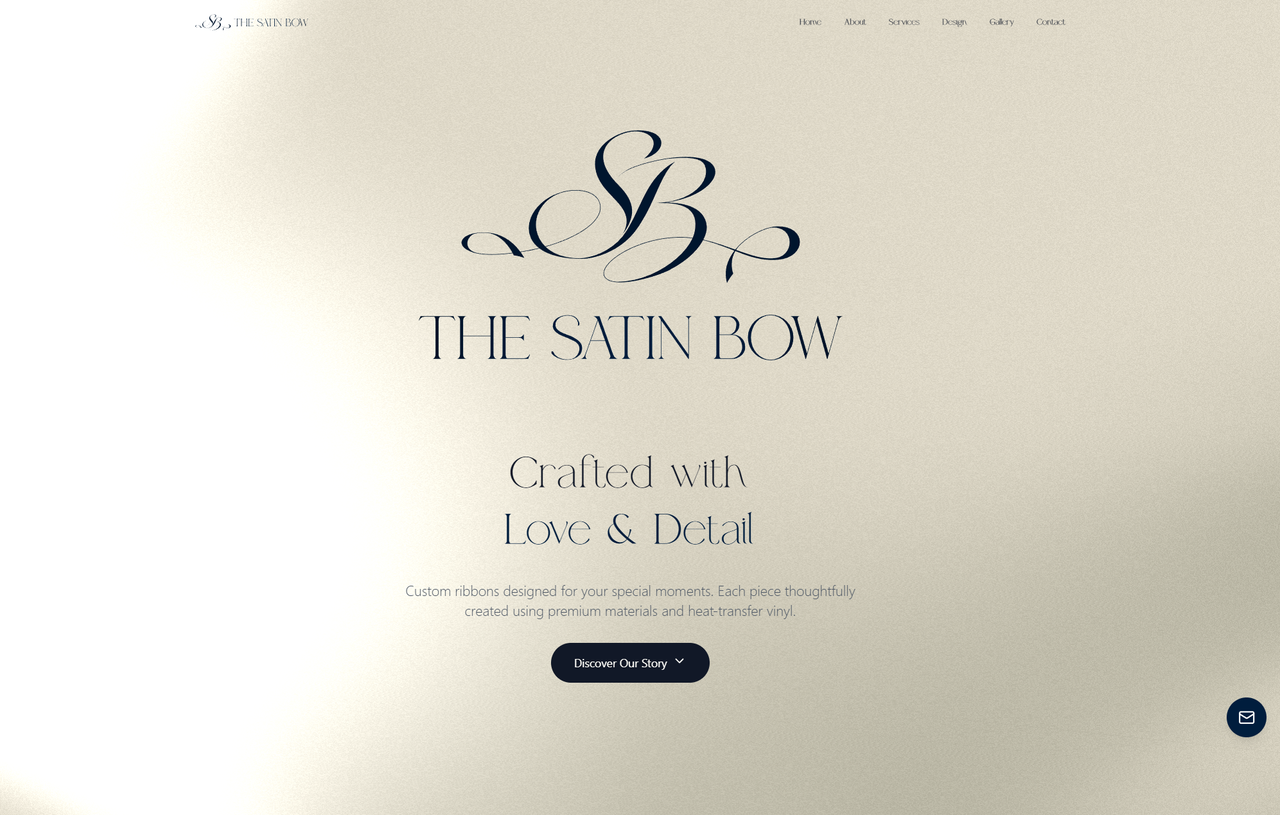 The Satin Bow custom ribbon e-commerce website designed by Lumberjack Creative Studio in Johannesburg