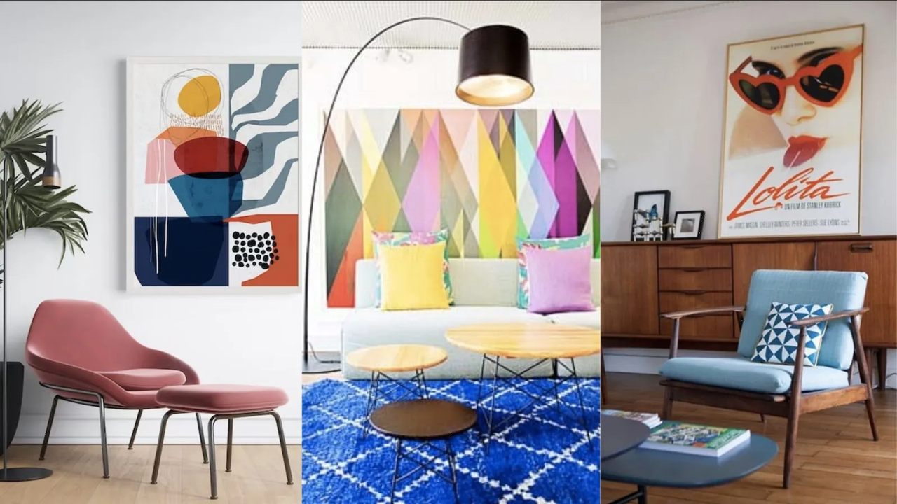 Descubre 5 ideas para decorar tu hogar con arte al estilo Mid-Century