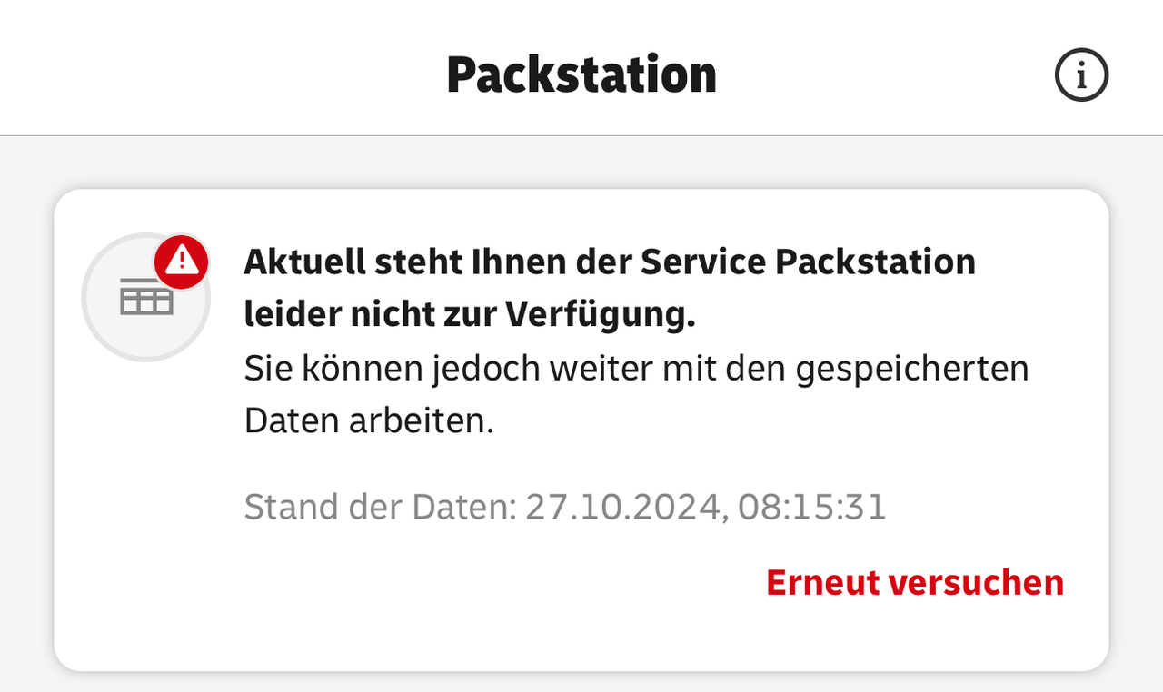 DHL-Störung (29.10.2024)