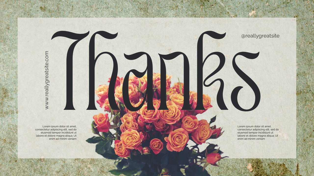 Green Collage Vintage My Creative Portfolio Presentation