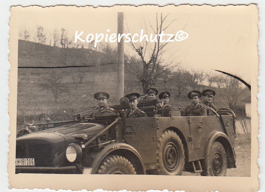rumänische Offiziere in WEHRMACHT KFZ Rumänien