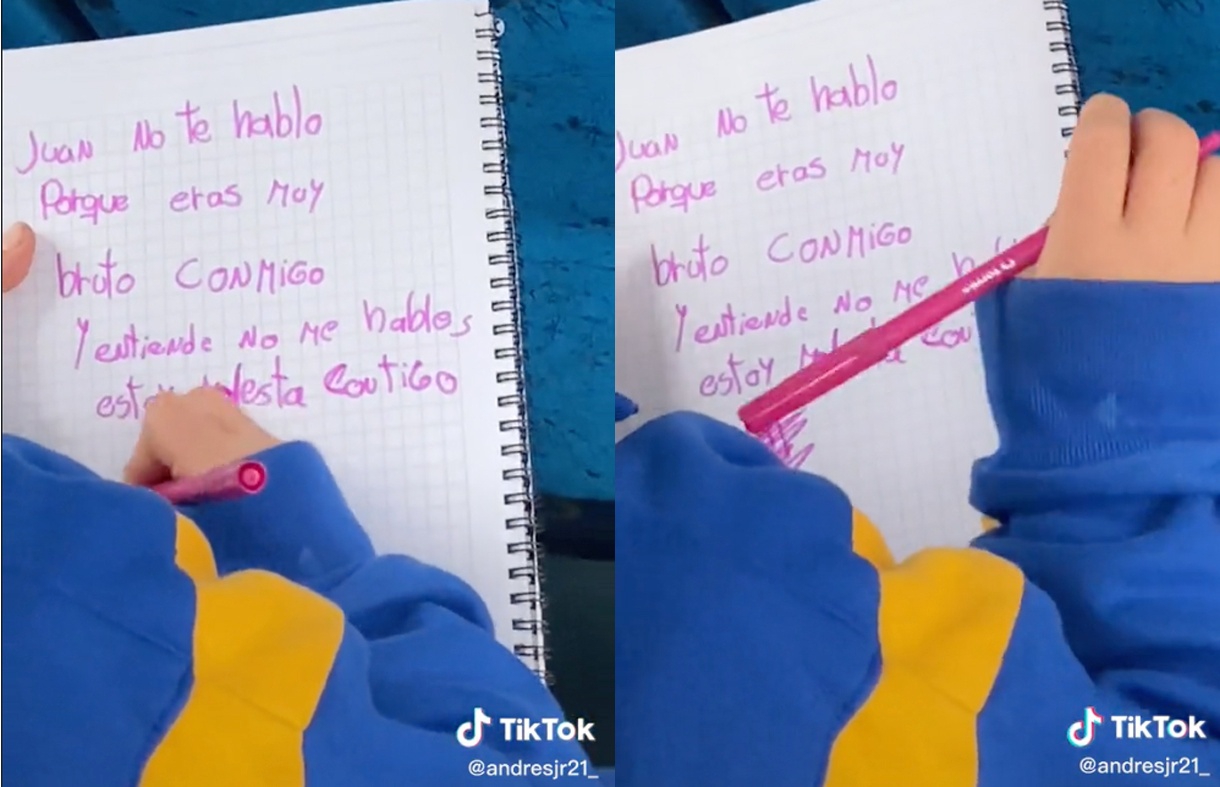 Niña escribe una carta de desamor y ahora los usuarios buscan a “Juan”