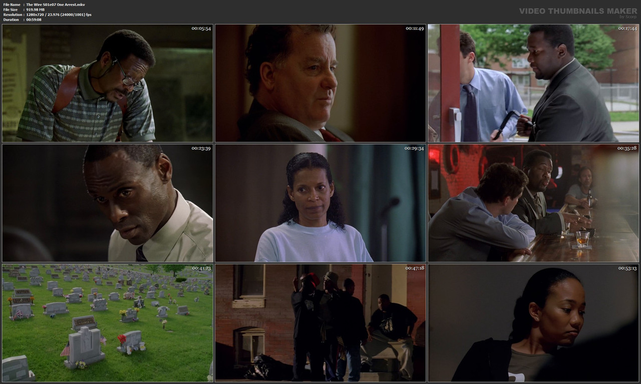 The Wire S01e07 One Arrest.mkv