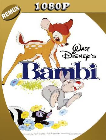 Bambi (1942) Remux [1080p] [Latino] [GoogleDrive] [RangerRojo]