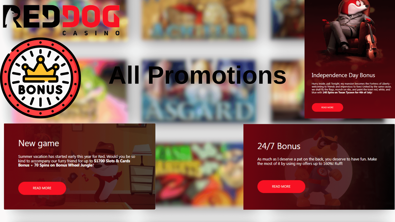 Red Dog Casino All Promotions