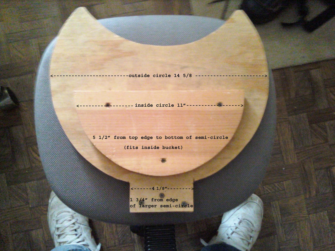 chair seat - bottom view