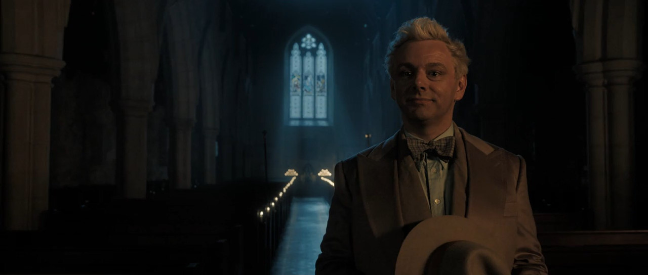 Good Omens (2019) WebRip Season 1 [Hindi + Tamil + Telugu + Malayalam + Kannada + English] 480p 720p ESub Screenshot