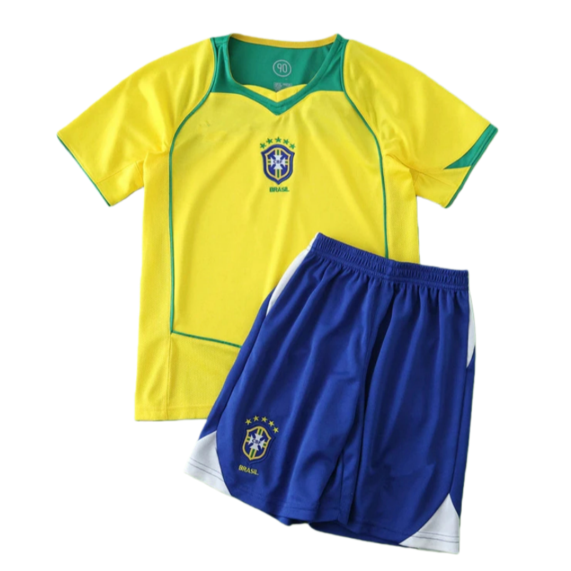 2004 Brazil home retro Kids kit