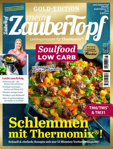 Cover: Mein ZauberTopf Magazin Gold Edition Januar No 01 2024