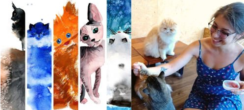 Watercolor Techniques Marathon: Everything Cats