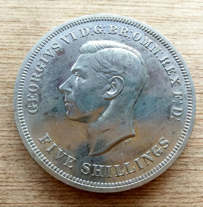 Five Shillings 1951 Gran Bretaña Polish-20200422-191421745